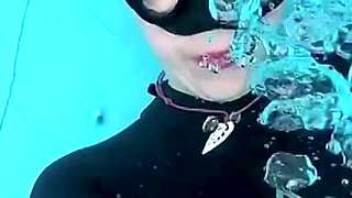 Underwater Wetsuit JOI in My Private Pool