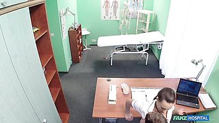 Nurse in sexy stockings Cream impaled in her lovely poses