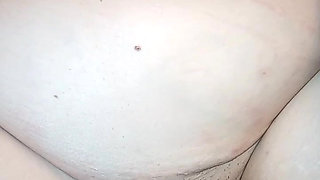 Chubby Thick-Thighed Gypsy Bitch Secretly Fucks Her Shaved Pussy With A Stranger - No Cum Inside,