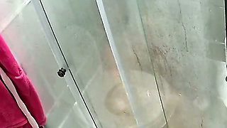 I was hot, wet, and horny in the shower and just had to fuck both my holes.