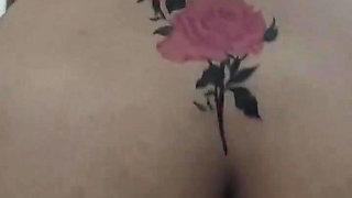 Indian Wife with Fake Tattoo Hot Mom
