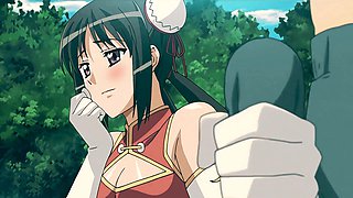 Outdoors, big titty fuck, anime hentai