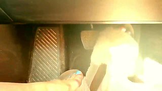 Outdoor Foot Worship - Stranger Licks Ass & Pussy To Orgasm