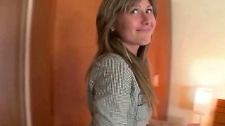 Blonde Babysitter with Tiny Tits Pounds Dildo Deep Before Massive Ass Takes Brutal Anal Pounding in Ste