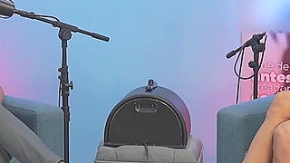 Cristinavegas, a Latina Webcam Model, Breaks Her Clitoris Riding the Fucking Machine on Juanbustospodcast.