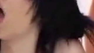 Horny Brunette in Wild Threesome with Intense Oral and Fucking