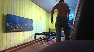 Behind the scenes, uncut. We're building a new sex bed