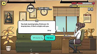 Hentai Game - Problematic Student - Detention Lvl 1 - - Teacher Fucks Students