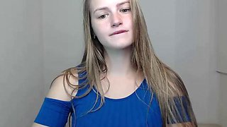 Part 1 cute blonde strips and shows off her tight body: Amateur, Babe  Fansly Porn