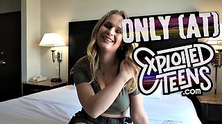 Skinny Brunette Teens Amateur Blowjob Debut