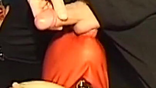 Mature MILF in Corset Gets Heavy Clamps Attached
