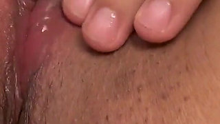 American BBW MILF Nicolette Parsons Rubs Her Nyloned Clit