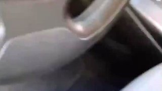 Sexy Buxom Latina PAWG Pleases Her Needy Pussy With a Vibrator & a Dildo Right In Her Car