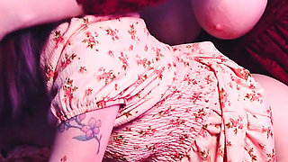 Home Camera Strapon Session - Stepmom Spreads Her Legs for Close View