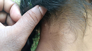 Cute Neck Licking Outdoor Romance