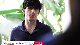 Fetching Reagan Foxx and Nick Strokes - blowjob dirt - Naughty America