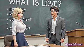 Cute 23 yo University Asian Student Seduces her Favorite Professor After Hours (AI) ASMR