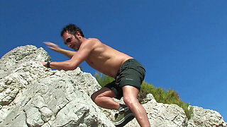 This redhead milf is outdoor screwed in a real nice place!