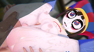 Fortnite X Tadc Pomni Trapped in the Loop Tied up Digital Girl Hardcore POV Spitroast 4k60fps