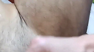 Girlfriend in Latex Makes His Ass Gape - Deep Strapon Fucking and Stroking to Orgasm