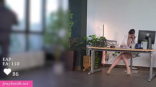 I invited the Handyman to watch how I'm masturbating