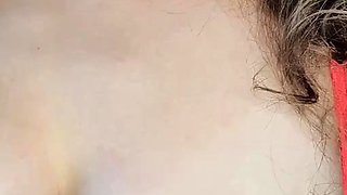 Girl in Lingerie Oiled Massage Big Boobs - Homemade