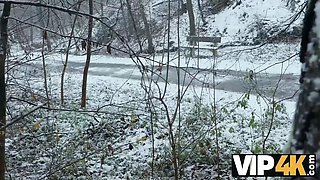 Vip4k. i just wanted to warm up in the sauna, but he heated up my vulva