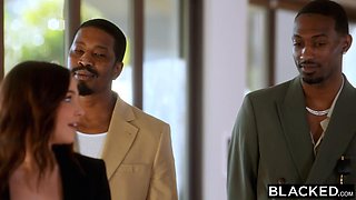 Busty Babe Rissa Mays Big Tits Bounce in Wild DP as Isiah Maxwell and Hollywood Cash Spit