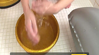 Asian Dirty Nurses Scene-2 Japanese Redhead with Big Ass Fucking in the Bathroom