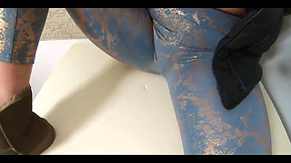 Cum-stained Downjacket & Rough Fuck Facefuck, Anal Fingering & Messy Finish