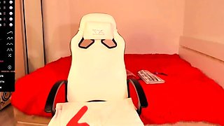 Mistress Danica latex solo masturbation