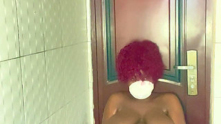 Pregnant Woman Having Her Bath