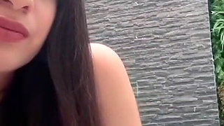 Hot Smoking Girl Brunette Goddess Smoking Cigarette Lipstick