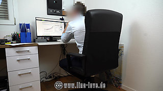 Hot Secretary Lina Love in a Miniskirt Fucked, Fingered and Impregnated by Her Boss