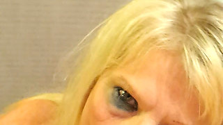 POV - Sexy Housewife Has Multiple Orgasms While Sucking Cock and Swallowing Cum