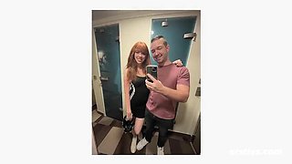 Hot German Threesome with Redhead Jessie - Double Pleasure with Man & Wife