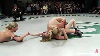 Tara Lynn Foxx Strapons Vendetta and Jessie Cox in Cat-Fight