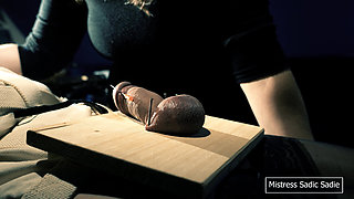 First Time Ball Nailing and Needles Through Gland