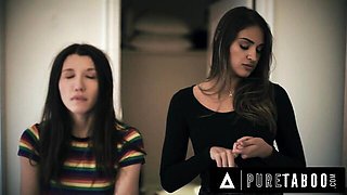Pure Taboo featuring Maya Woulfe and Gizelle Blanco's small tits clip
