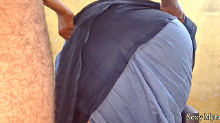 Part 1 - Indian hot Mami suprise blowjob