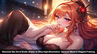 Discover the Art of Erotic Anime in Ultra High Resolution Sensual Mood Elegant Framing