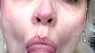 Nose Fetish Fucking with Dildo