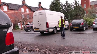 BBW Saskia Spanked Hard by Black Cock