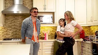 Handsome Lezzy Charlie Forde And Lulu Chu Nailed By Time Traveller Man