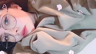 Beautiful Brunette Big Boobs Rides Fake Cock