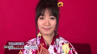 Seductive Japanese Chiharu Gives A Hot Blowjob In Kimono For Passionate Fuck With Chiharu Miyazawa