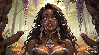 Ebony Queen's Forest Lick Autumn's Hottest Chick! XXX, Sex, Very First Time, Dirty, Sexy, Nude