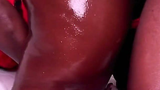 Sexy Ebony Big Booty Slut Takes BBC Like a Pro