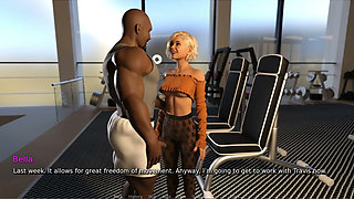 My Hotwife - Gameplay - Roleplay - Gym - Deepthroat and Bukkake