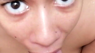 Swallowing All His Load Im the Shower